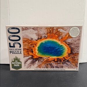National Park Collection 500 pc puzzle Grand Prismatic Spring SALE🔴3/$25